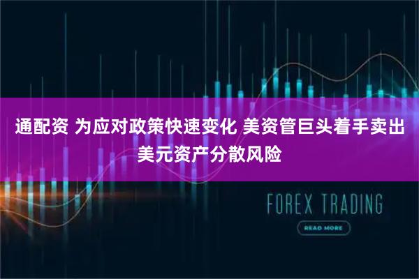 通配资 为应对政策快速变化 美资管巨头着手卖出美元资产分散风险