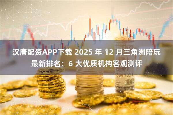 汉唐配资APP下载 2025 年 12 月三角洲陪玩最新排名：6 大优质机构客观测评